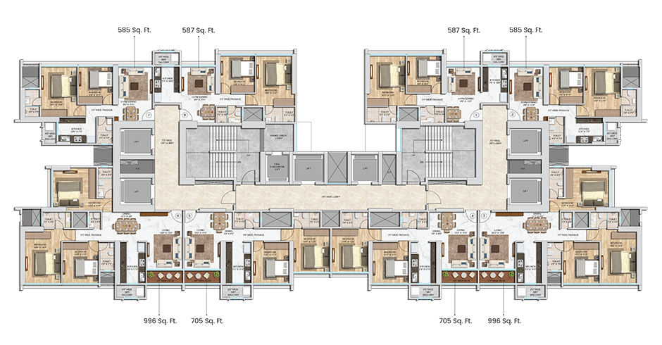 Sai Realtors Mulund Floor Plans