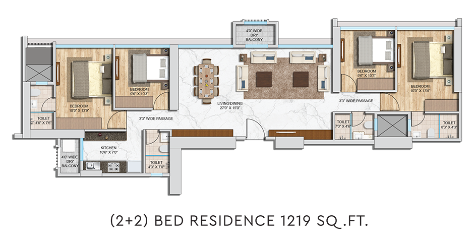 Sai Realtors Mulund Floor Plans