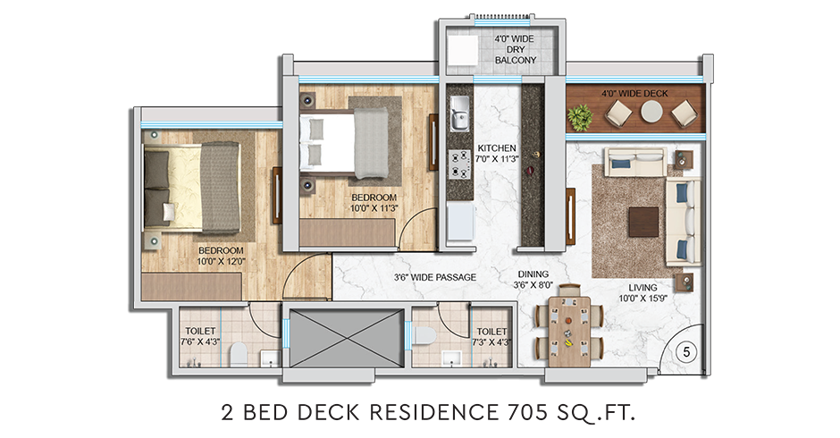 Sai Realtors Mulund Floor Plans