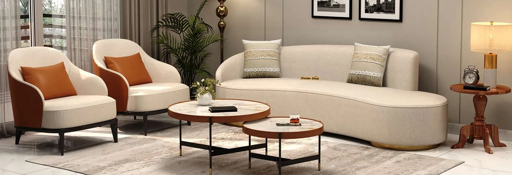 Sai Palm View Nerul Living Room