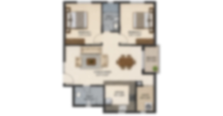 Sai Signature Kalyan East 2 BHK Floor Plan Sai Signature Kalyan East 2 BHK Floor Plan